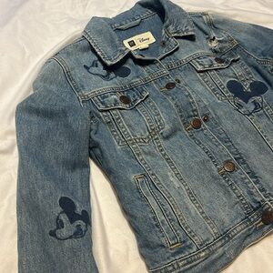 Big girl Jean jacket Mickey Mouse